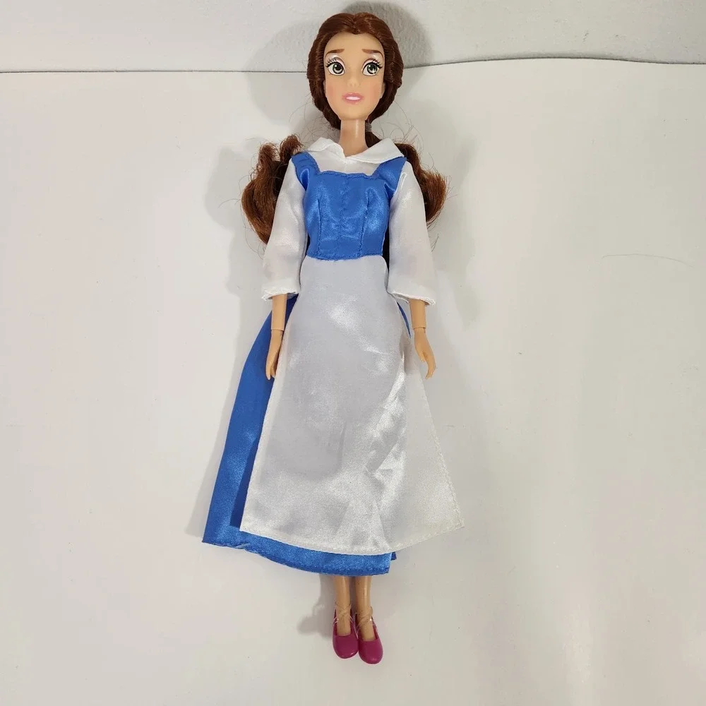 Disney Store 2024 Beauty & Beast Belle Doll Deluxe Gift Set Gaston Incomplete
